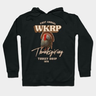 WKRP Turkey Drop Hoodie